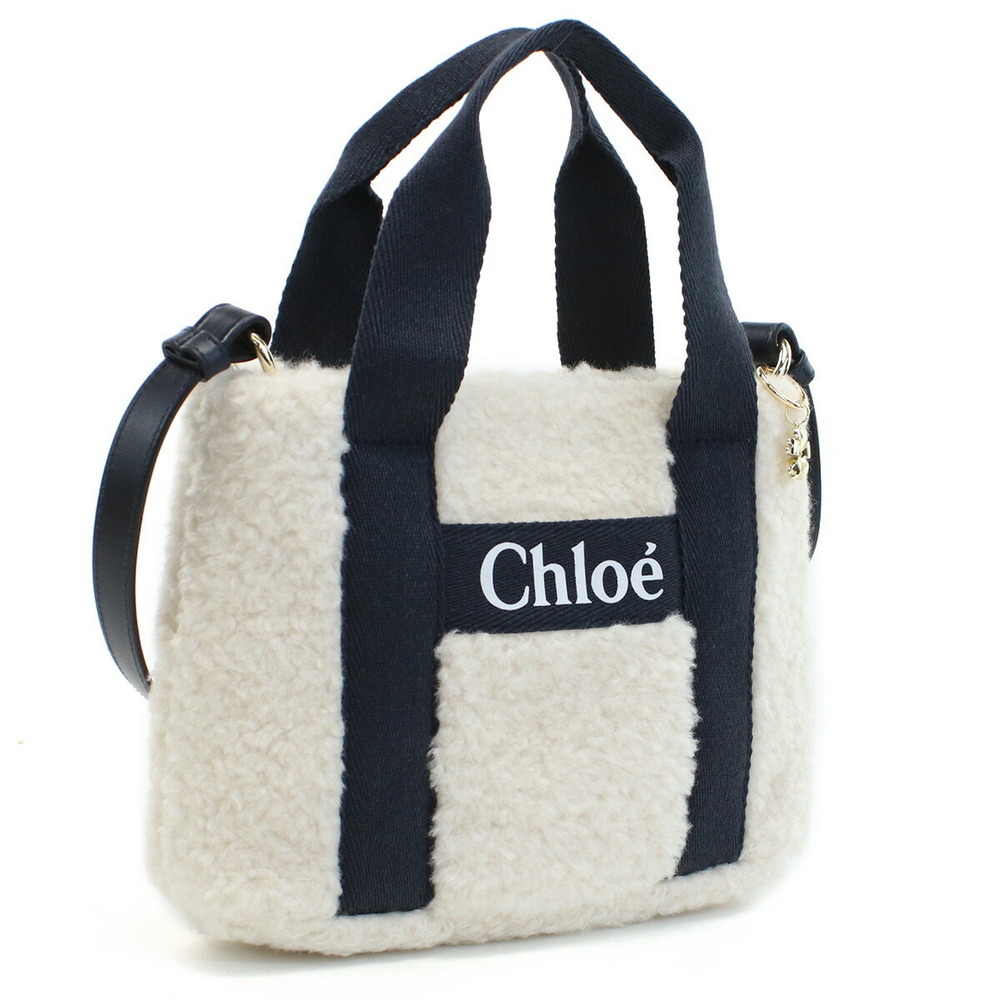 Chloe Handbag Off White Navy